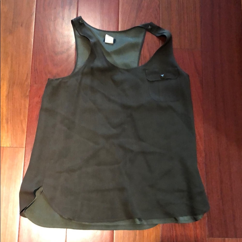 Olive tank top